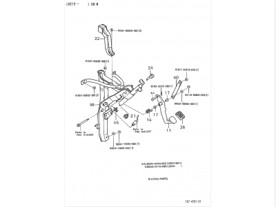 Brake pedal